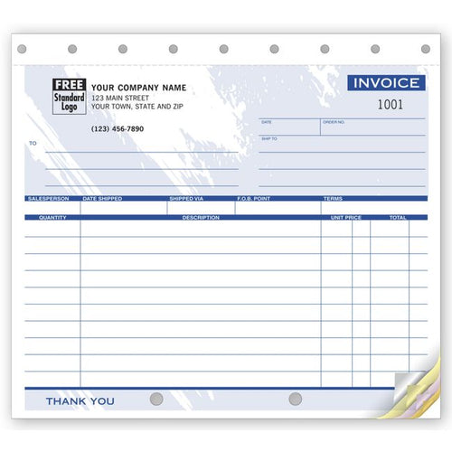 105T Shipping Invoices Small 8 1/2 x 7"