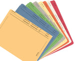 M1075 Heavy Duty Colored File Envelopes Printed 11 3/4 x 8 11/16