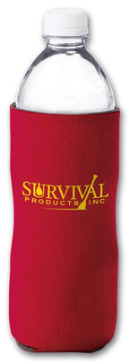 108472 Collapsible Koozie Bottle Kooler 3 3/4 x 7 1/2"