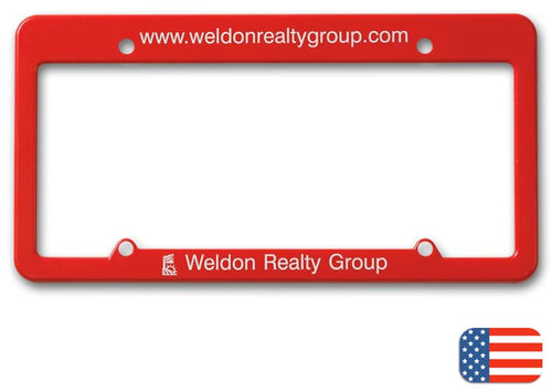 108571 License Plate Frame - Straight Top 12 1/4 x 6 3/8"