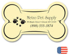 108868 Dog Bone Magnet 2 1/8 x 3 1/2"