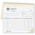 108B Invoices Classic Small Lined Book 8 1/2 x 7"