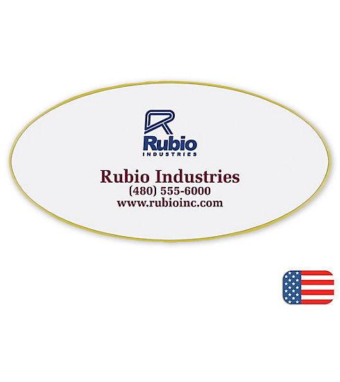 109255 Oval Name Badges 3...