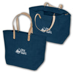 109457 Hamptons Jute Totes 17 1/4 x 10 1/2 x 5 1/2"