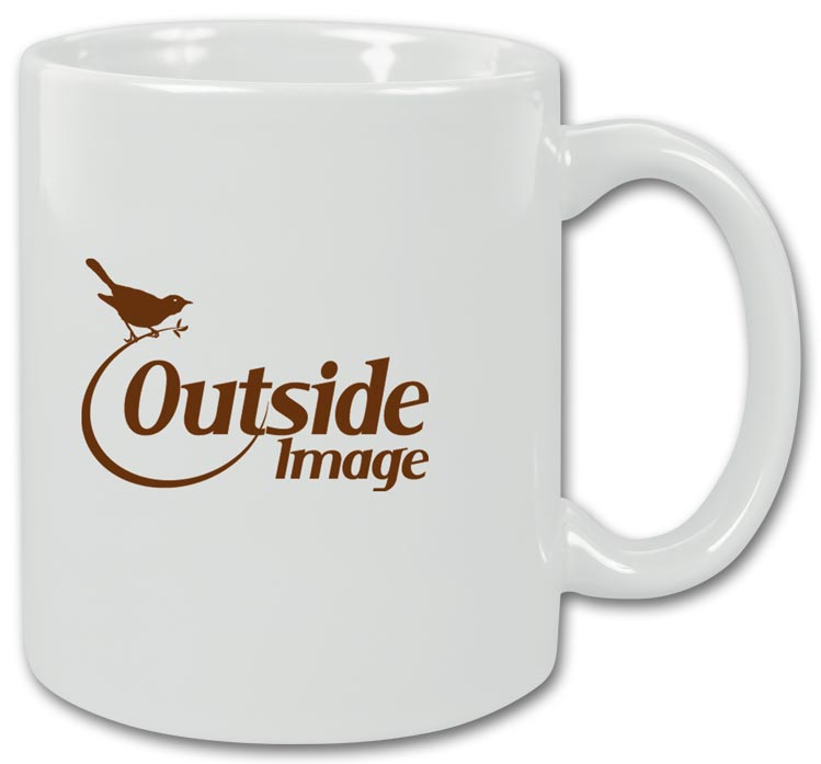 109623 White Ceramic Mug 4...