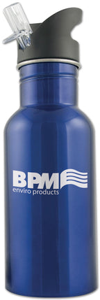 109655 Stainless Wide Mouth Sport Bottle 16oz. 2 3/4 x 8 1/2"