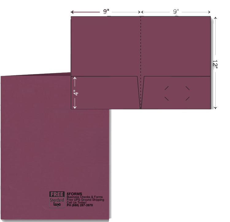 109800 Standard Presentation Folder Foil...