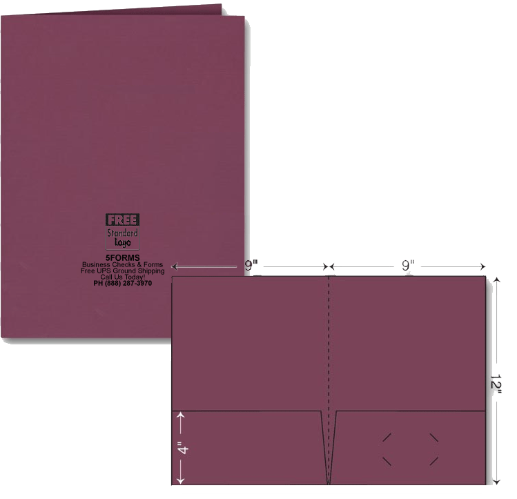109800 Standard Presentation Folder Foil...
