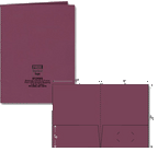 109800 Standard Presentation Folder Foil Imprint Layout B2 9 x 12"