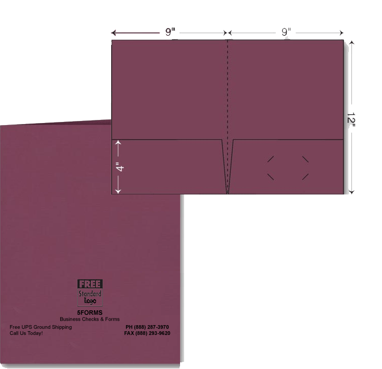 109800 Standard Presentation Folder Foil...