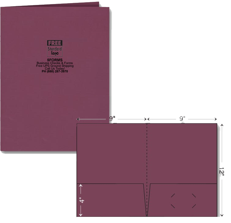 109800 Standard Presentation Folder Foil...
