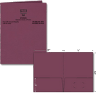 109800 Standard Presentation Folder - Foil Imprint - Layout C3 9 x 12"