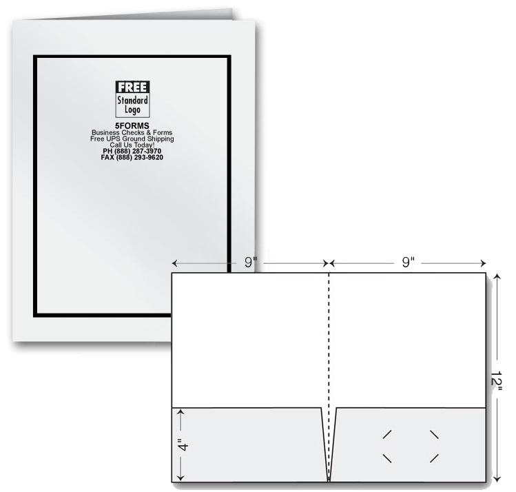 109801 Standard Presentation Folder Ink...