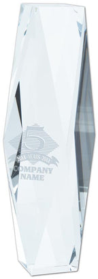 109883 Dramatis Award 2 1/2"w x 9 3/4"h x 2 1/2"d