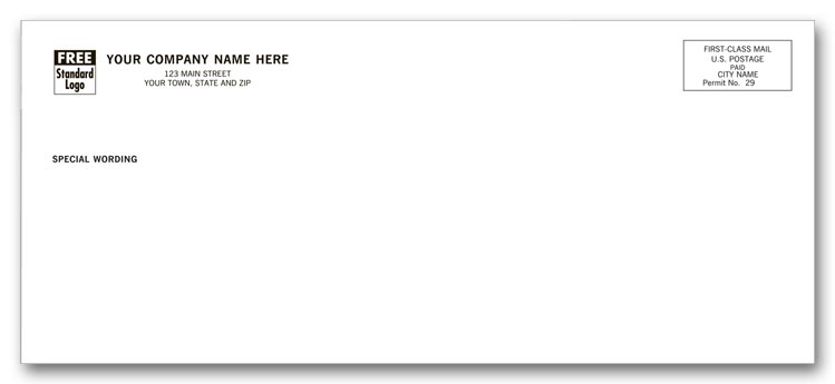 10RCC #10 Envelope 9 1/2...
