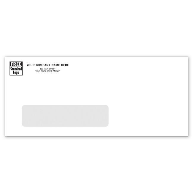 10WCC #10 Single Window Envelope...