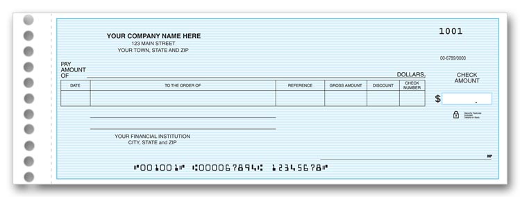 112013N Expense/Ledger Checks 8 3/4...