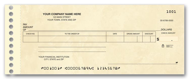114011N Compact Expense/Ledger Checks 7...