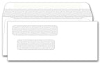 115041N Double Window Envelope 8 x 3 1/2"