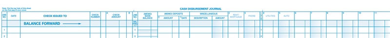 116NJ Personal Accounting Journal 19 x 8 1/2"