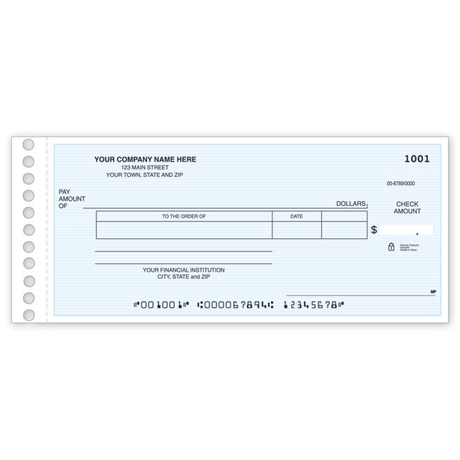 119011N Disbursement Checks 7 1/8...