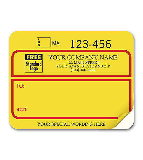 1200B Jumbo Shipping Labels w/...