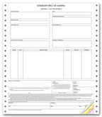 12254 Continuous Bills of Lading 8 1/2 x 11"