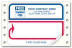 1231 First Class Mail Mailing Labels Continuous White 3 7/8 x 2 7/8"