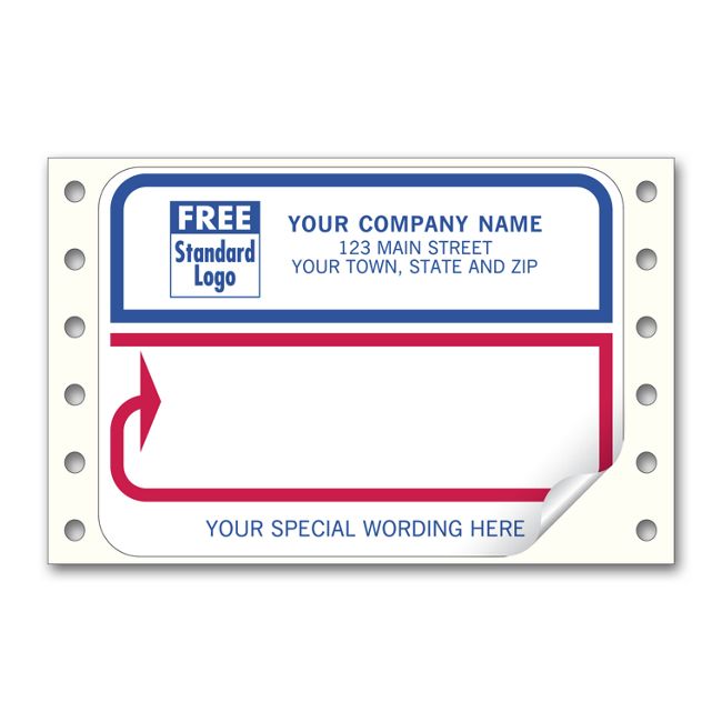1233 Mailing Labels Continuous White...