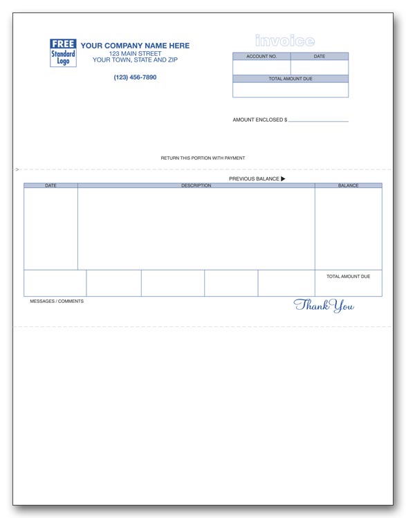 12352 Classic Laser Inkjet Invoice...