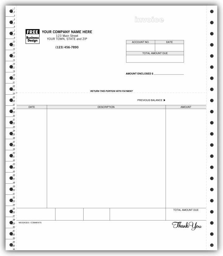 12355 Classic Continuous Invoice 8...