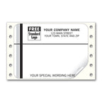 1236 Mailing Labels Continuous White with Black and Gray Stripes 3 7/8 x 2 7/8"