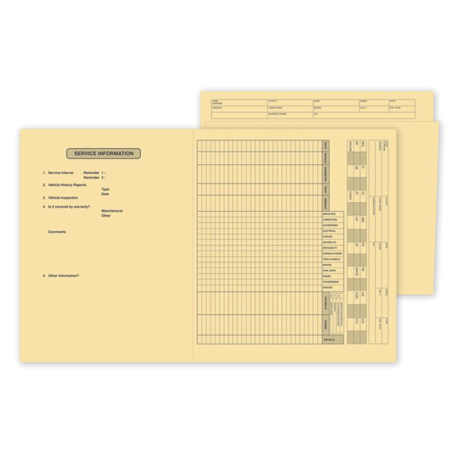12387 Service File Folder 10...