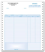 12508 Continuous Invoice 8 1/2 x 11"