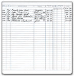 128051N Executive Deskbook Register 8 1/2 x 9"