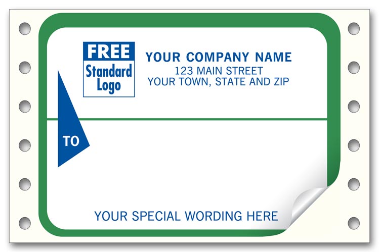 1287 Mailing Labels Continuous White...
