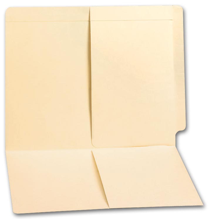 12880 End Tab Folders Manila...