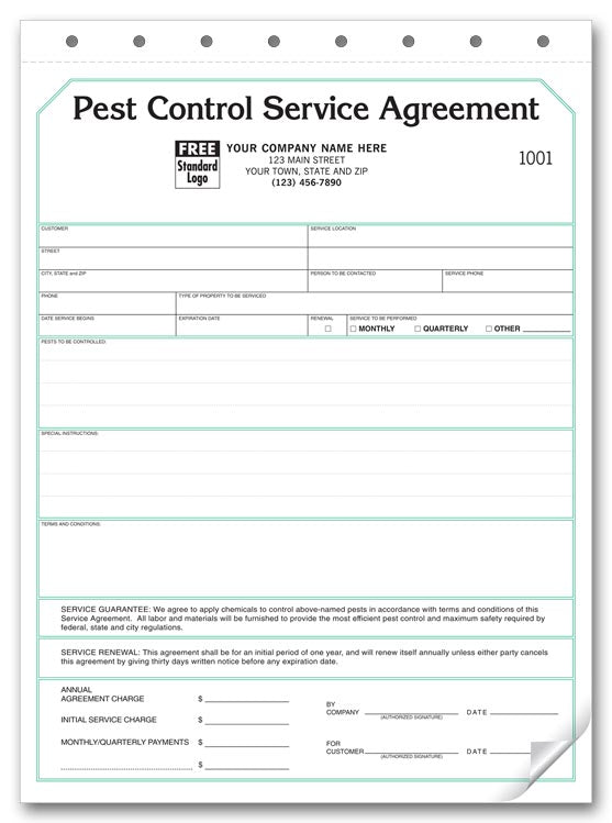 129 Pest Control Contract Service...