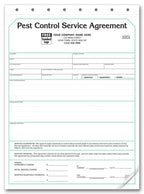 129 Pest Control Contract Service Agreements 8 1/2 x 11"