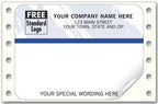 1291T Mailing Labels Continuous Color Design 3 7/8 x 2 7/8"