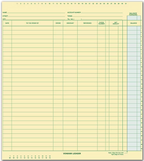 130031N Vendor Ledger 11 x 9 3/4"