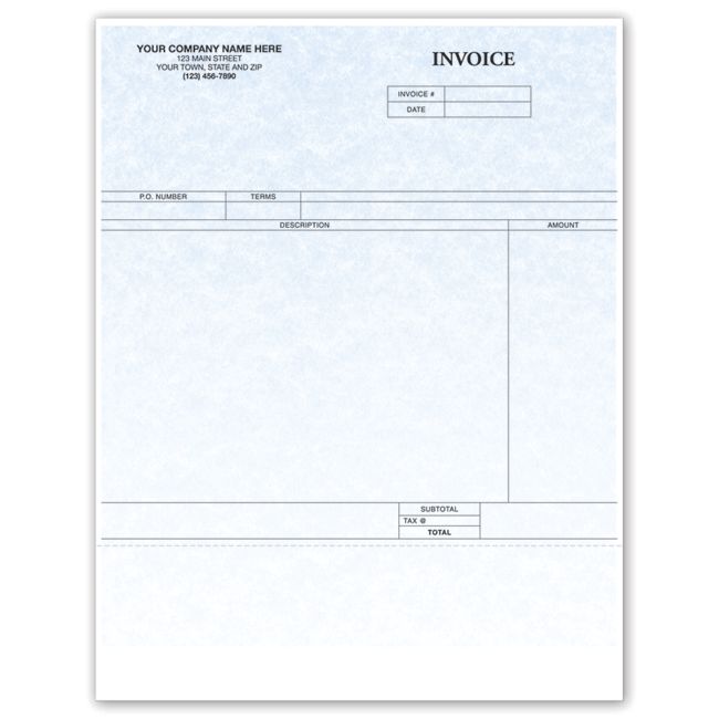 13038G Laser Invoice Parchment 8...