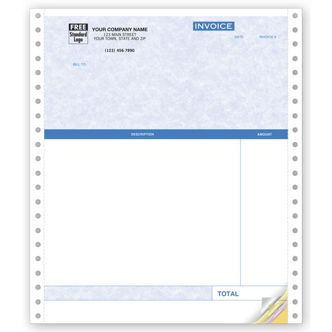 13052G Invoices Professional Continuous Parchment...