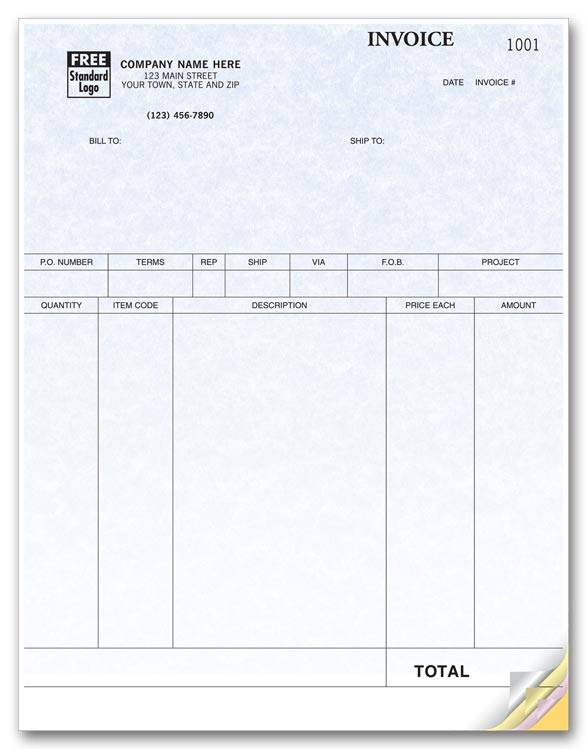 13055G Product Invoices Laser Parchment...