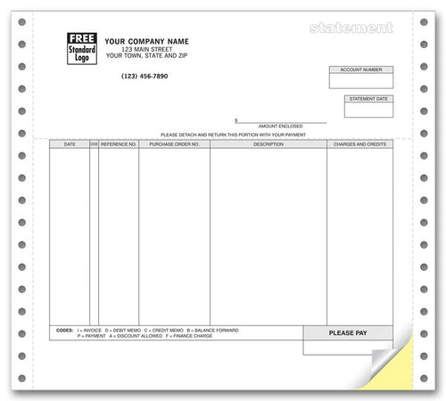 13091 Statements Continuous Classic 8 1/2 x 8 1/2"