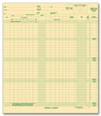 131001N Payroll General Expense System 8 3/4 x 3 3/10"