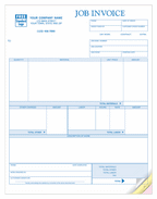 13123 Job Invoices Laser 8 1/2 x 11"