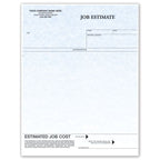 13126G Laser Job Estimate Parchment 8 1/2 x 11"