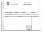 13175 Classic Continuous Service Invoice 8 1/2 x 7"