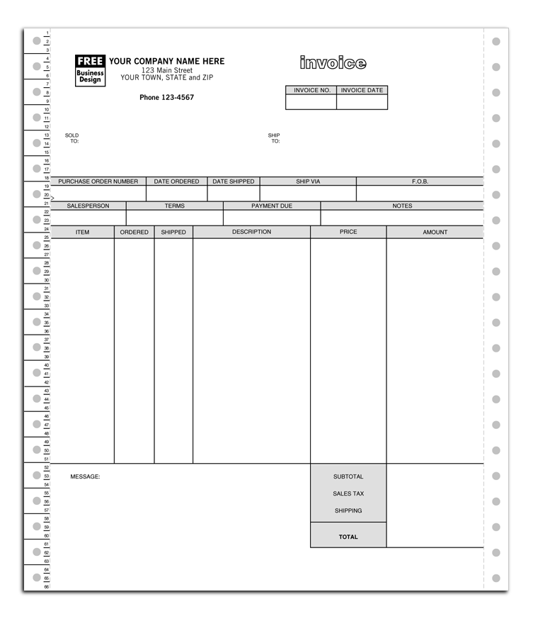 13190 Classic Continuous Inventory Invoice...